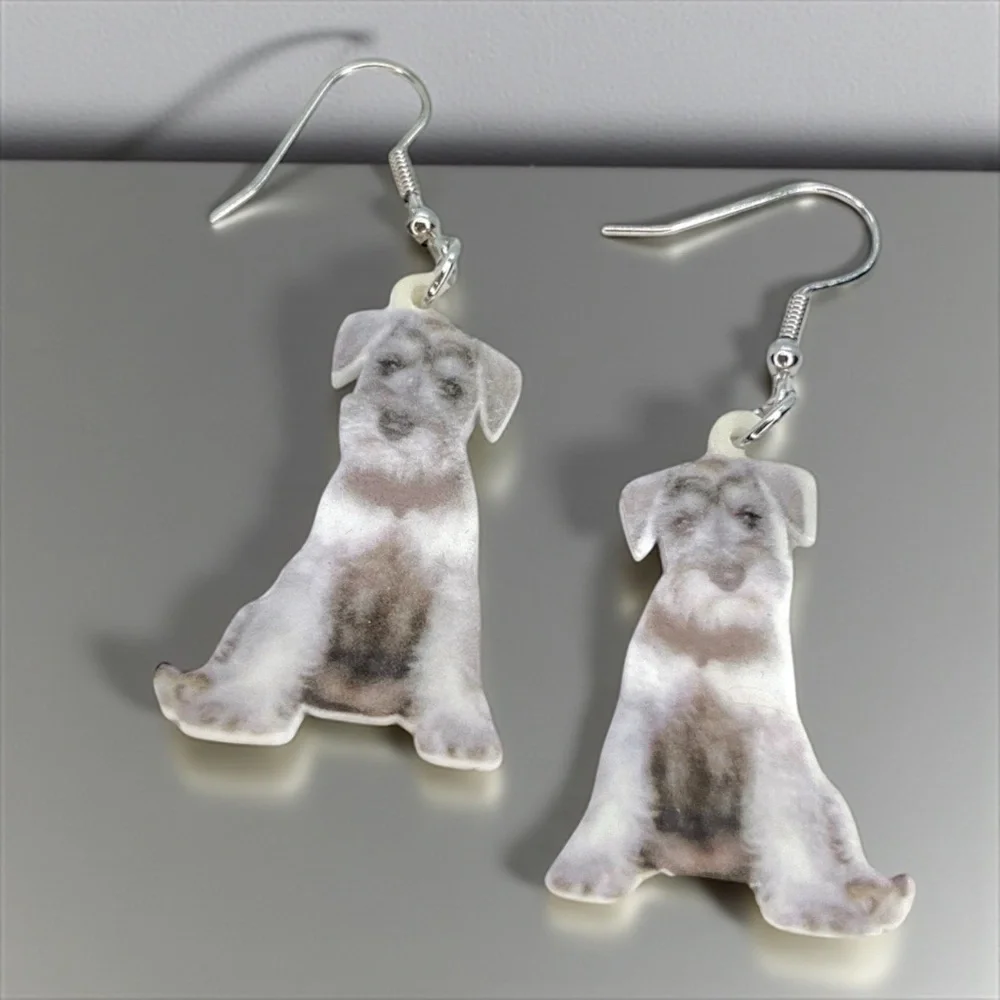 Schnauzer Chic: Your New Favorite Doggo-Inspired Earrings! NWT Dog Jewelry